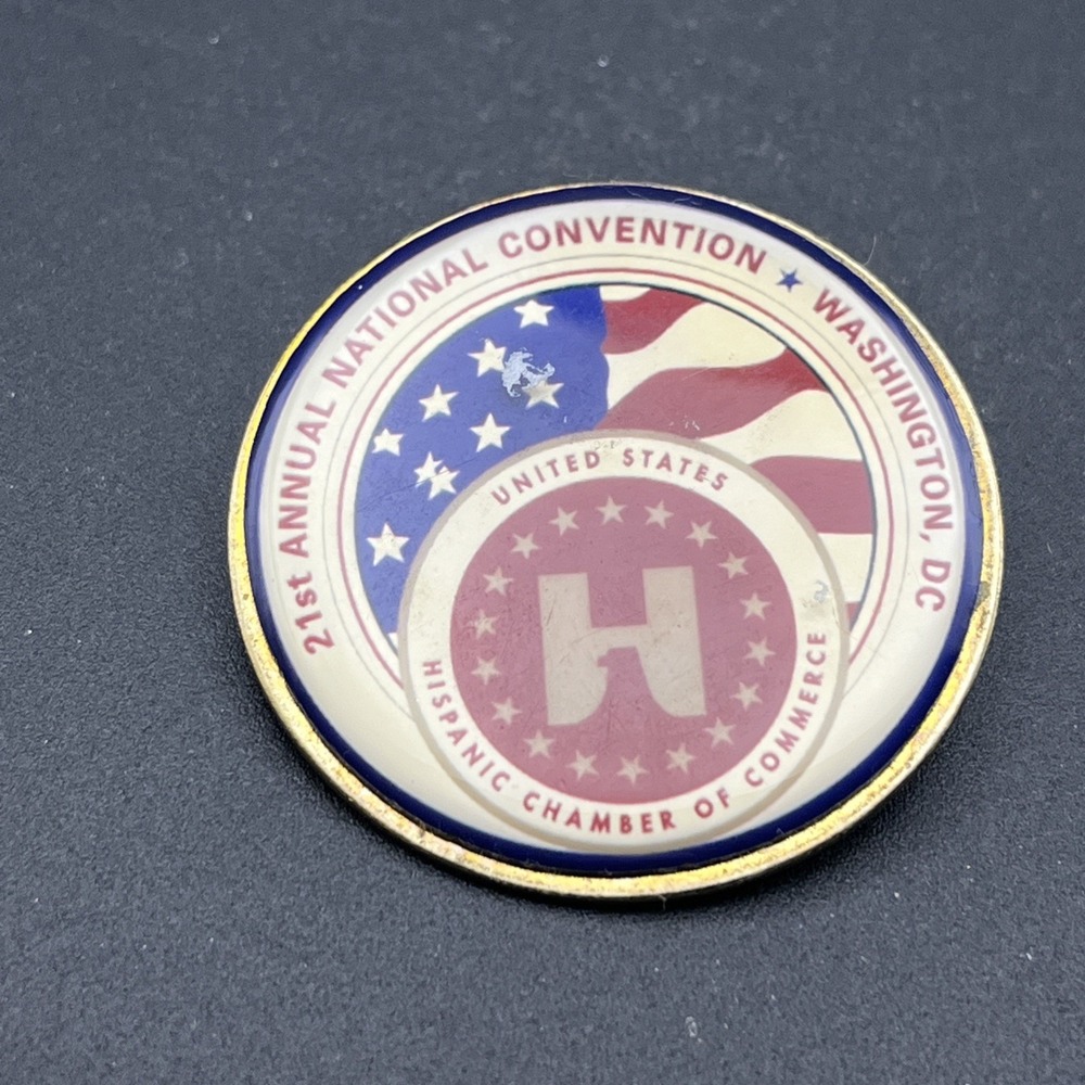 Hispanic Chamber Of Commerce 21st Annual National‎ Convention Lapel Hat Pin